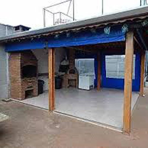 Cortina Enrolável em churrasqueira no bairro do Sacomã, São Paulo-SP